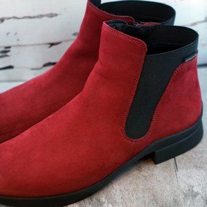 Red Mephisto Soria, Ankle Boots Size 9